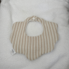 Bavoir bébé fleur en double gaze personnalisable | Maïlu & Cie