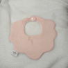 Bavoir bébé fleur en double gaze personnalisable | Maïlu & Cie