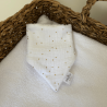 Bavoir bandana bébé personnalisable en double gaze | Maïlu & Cie