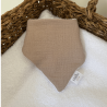 Bavoir bandana bébé personnalisable en double gaze | Maïlu & Cie