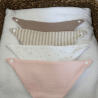 Bavoir bandana bébé personnalisable en double gaze | Maïlu & Cie