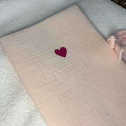 Protège carnet de santé rose personnalisable