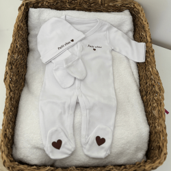 Coffret de naissance "Ma première tenue personnalisée"